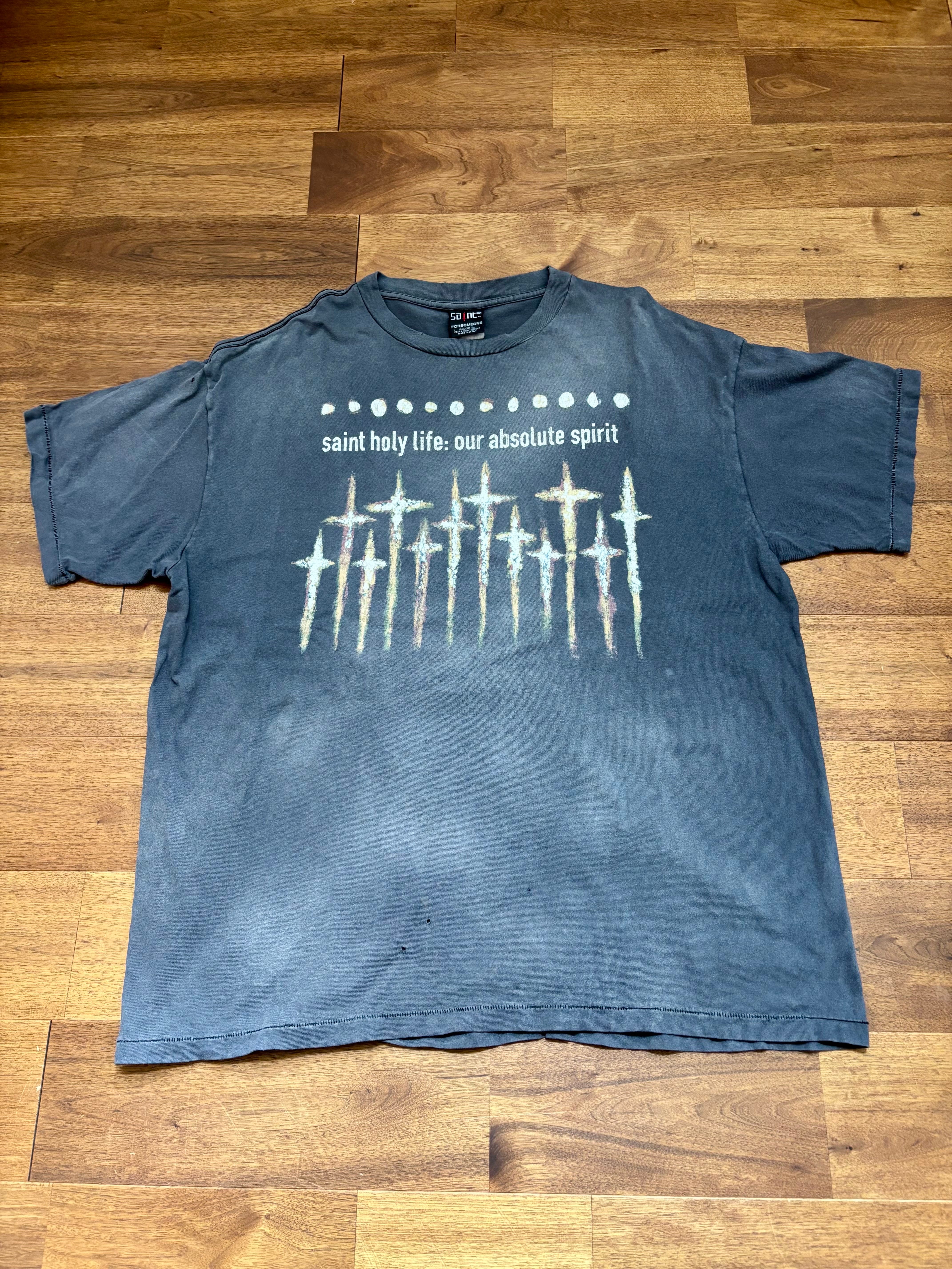 SAINT Mxxxxxx x FORSOMEONE FS_SS T-Shirt/God "Black"