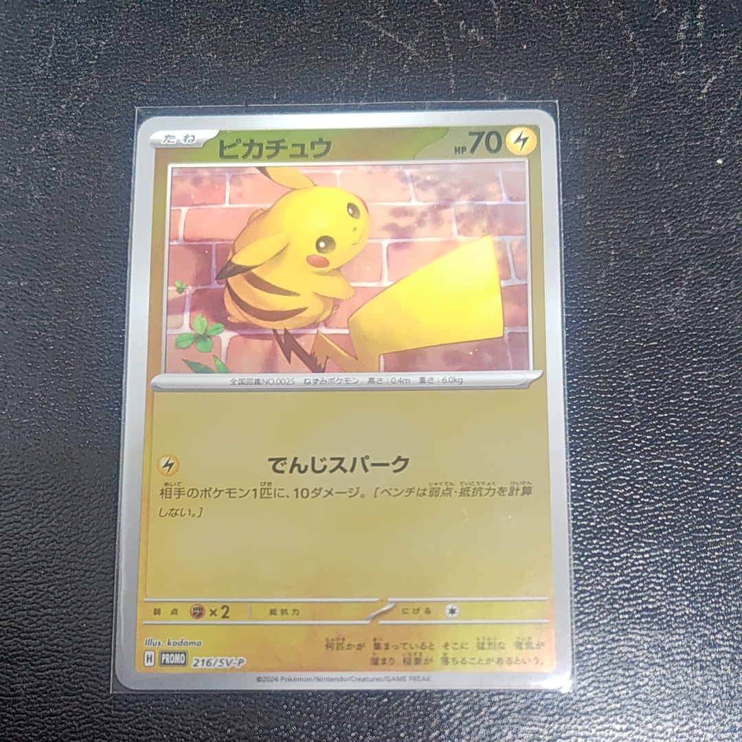 ピカチュウ P [SV-P 216](プロモカードパック「ポケカの夏がキタ!プロモカードGetキャンペーン!」)
