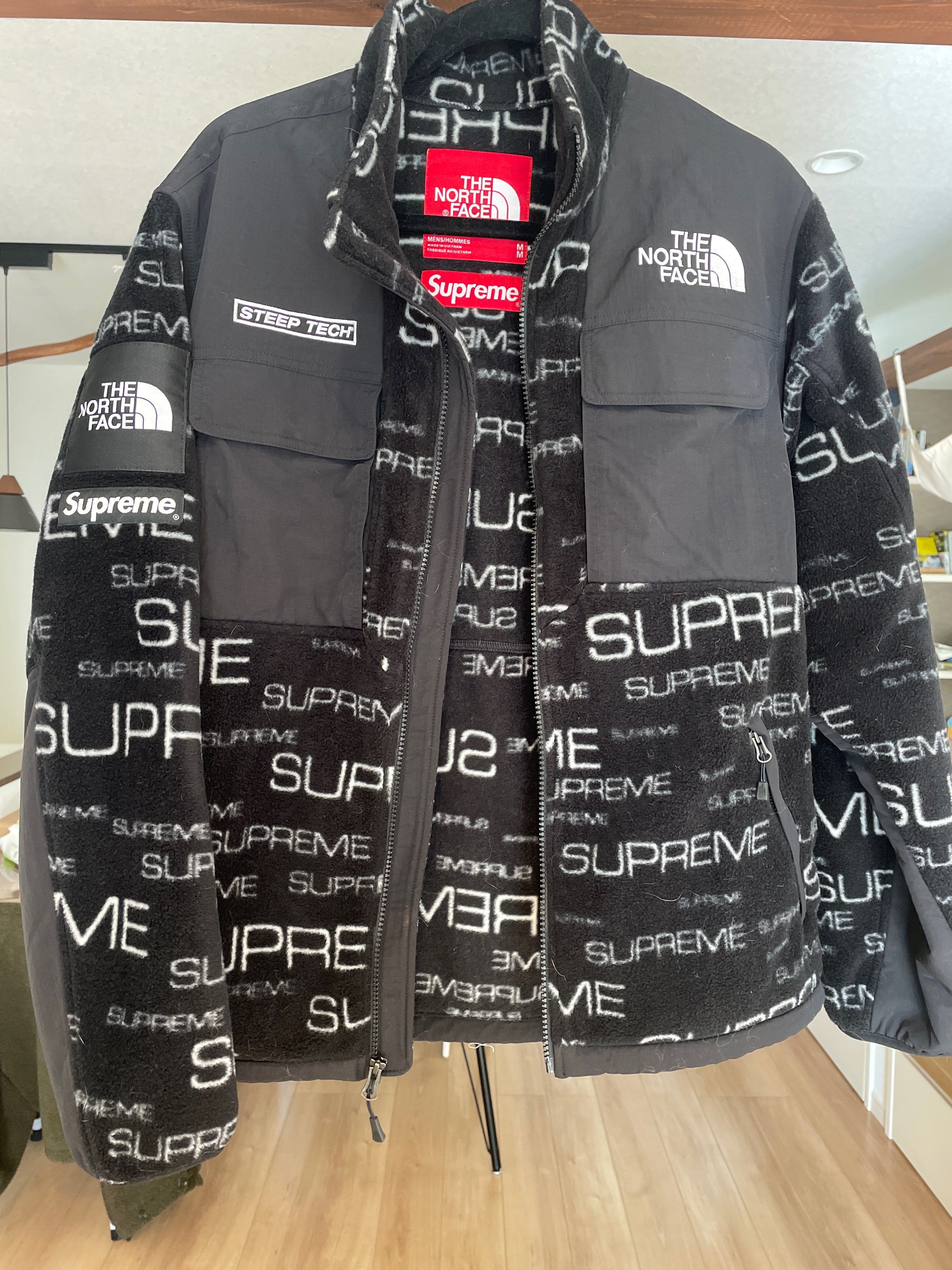 Supreme x The North Face Steep Tech Fleece Jacket "Black"