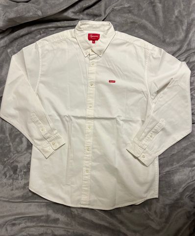Supreme Small Box Twill Shirt "White"