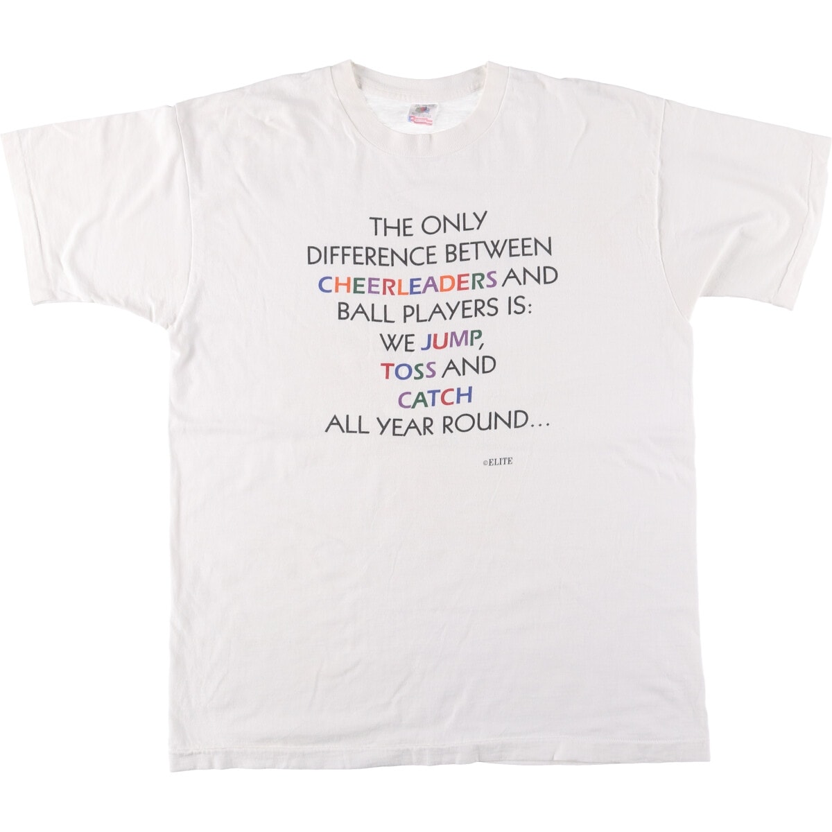 古着 90年代 フルーツオブザルーム FRUIT OF THE LOOM メッセージプリントTシャツ USA製 メンズXL相当 ヴィンテージ/eaa585033