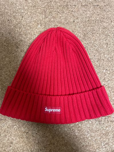 Supreme SS21 Overdyed Beanie "Red"(21SS)