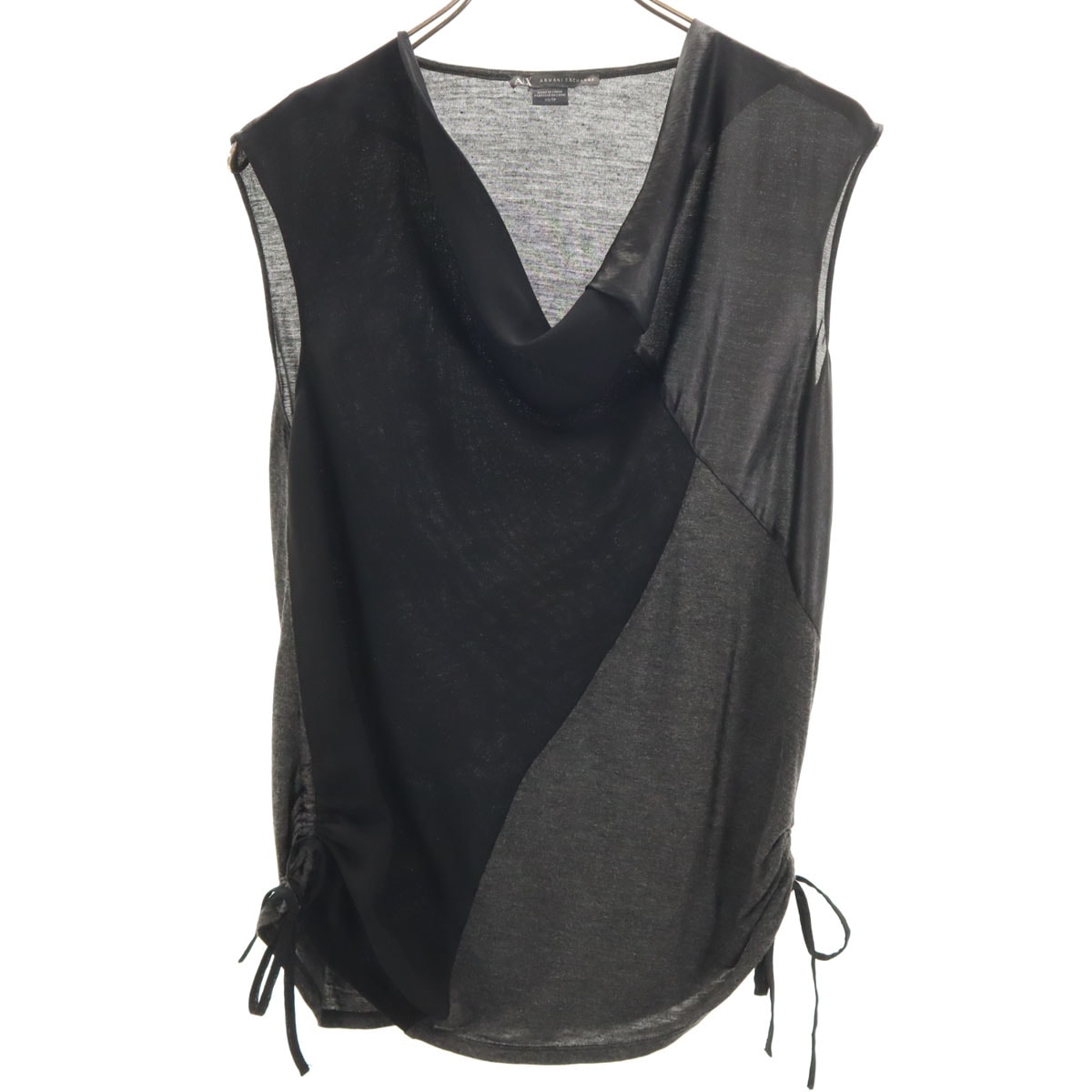 ARMANI EXCHANGE アルマーニエクスチェンジ ノースリーブ カットソー XS ブラック