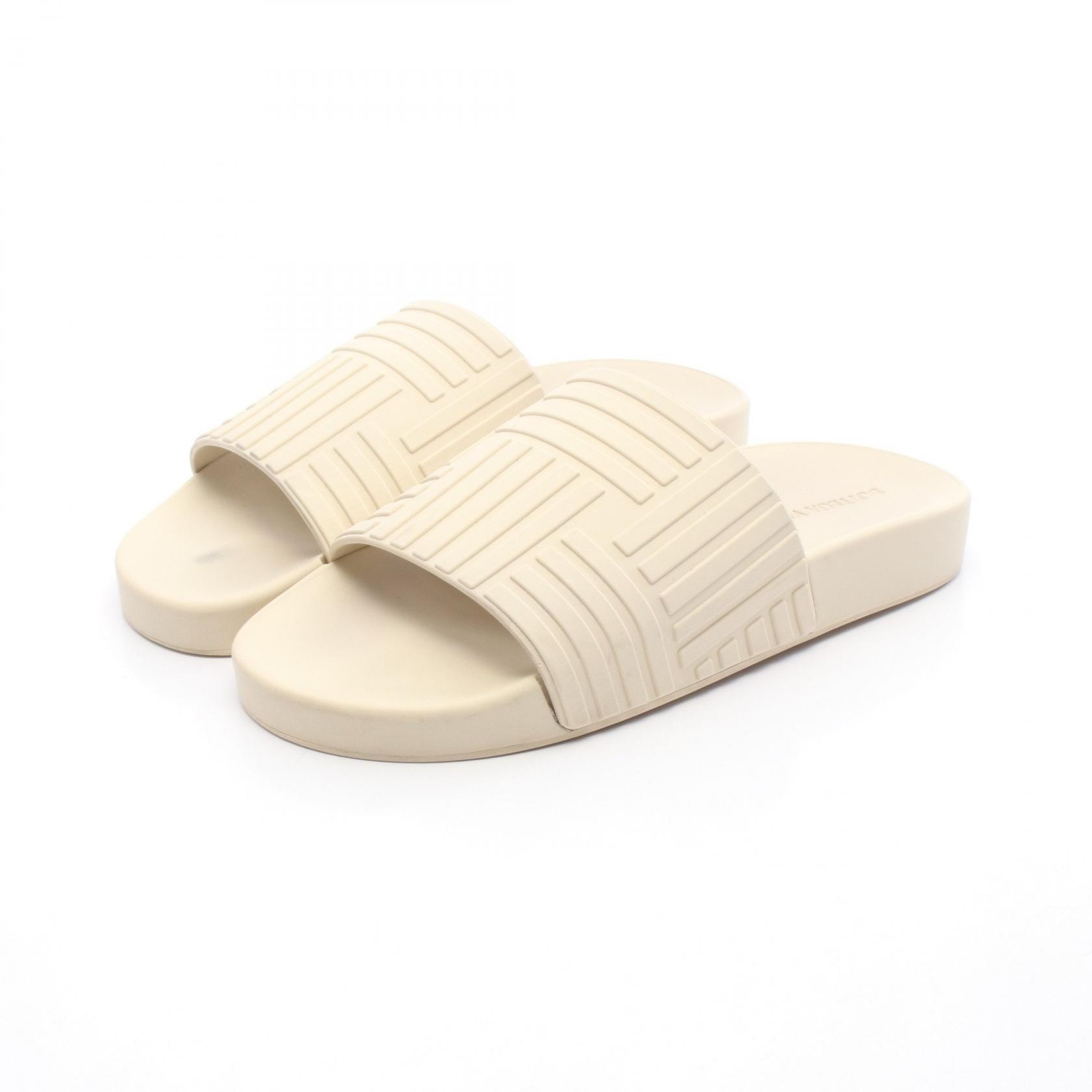 ボッテガヴェネタ BOTTEGA VENETA サンダル 靴 ラバー メンズ ベージュ系 690105 【中古】