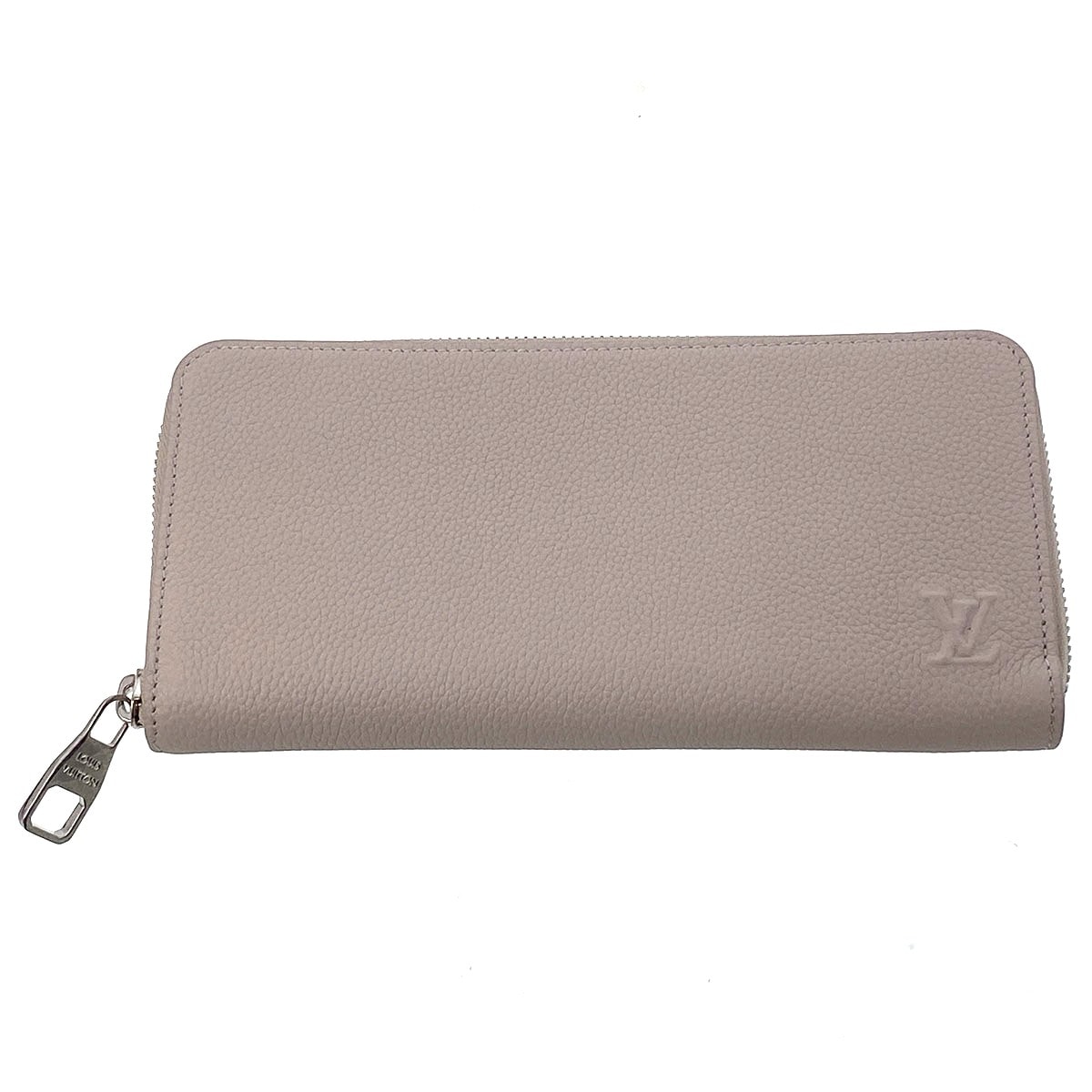 LOUIS VUITTON ルイ・ヴィトン ジッピー ウォレット ホリゾンタル LVアエログラム 長財布 M2A223 レザー ベージュ メンズ【中古】