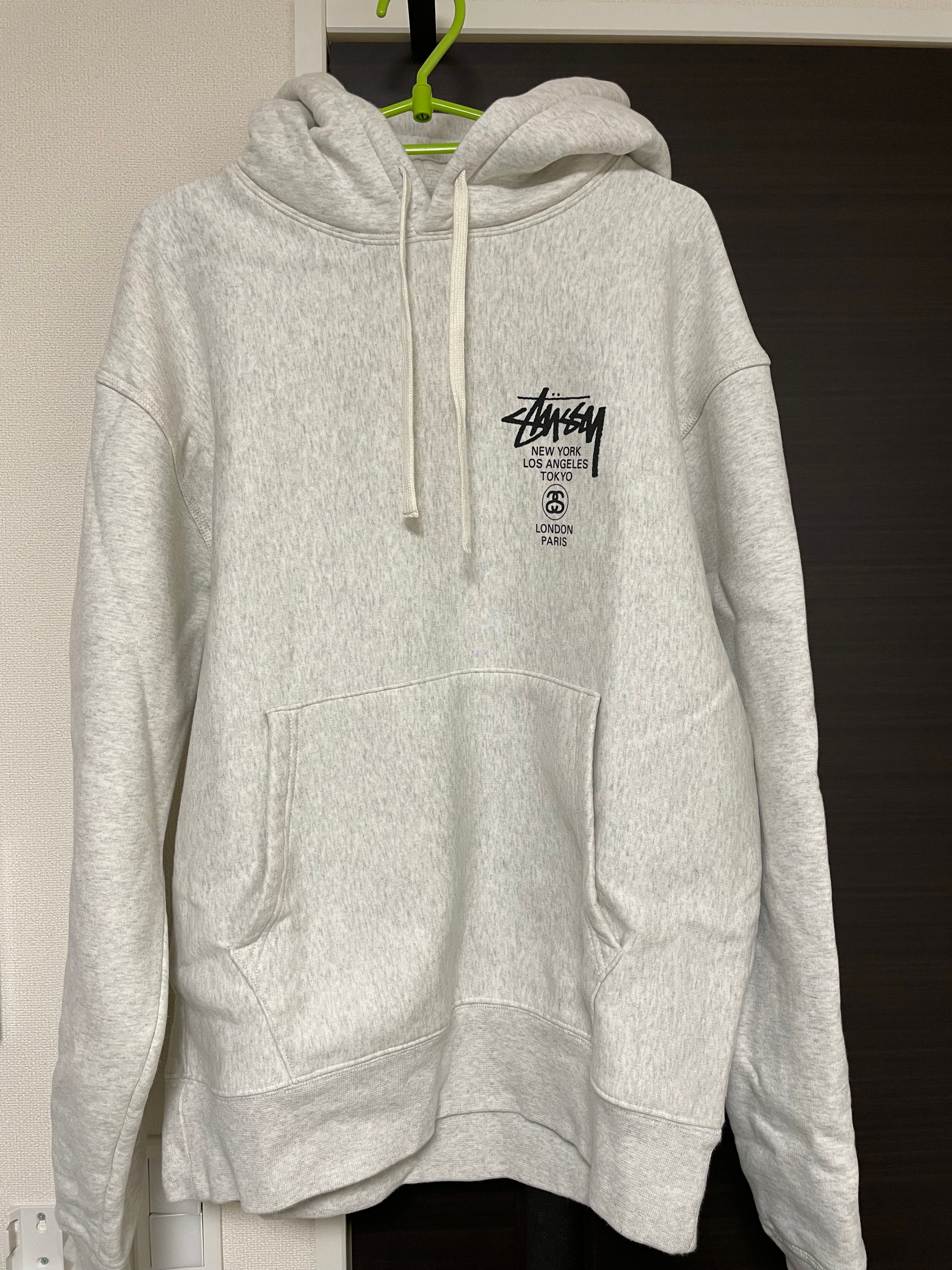 Stussy WORLD TOUR HOODIE "Ash Heather"
