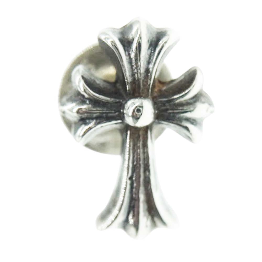Chrome Hearts # 2 CH Cross Fat Stud Earrings "Silver"