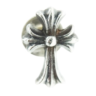 Chrome Hearts # 2 CH Cross Fat Stud Earrings "Silver"