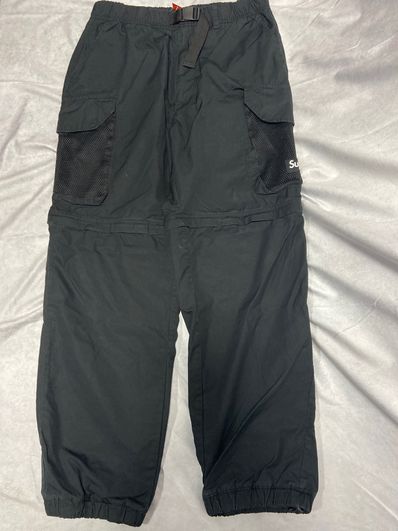 Supreme Mesh Pocket Belted Cargo Pant "Black"