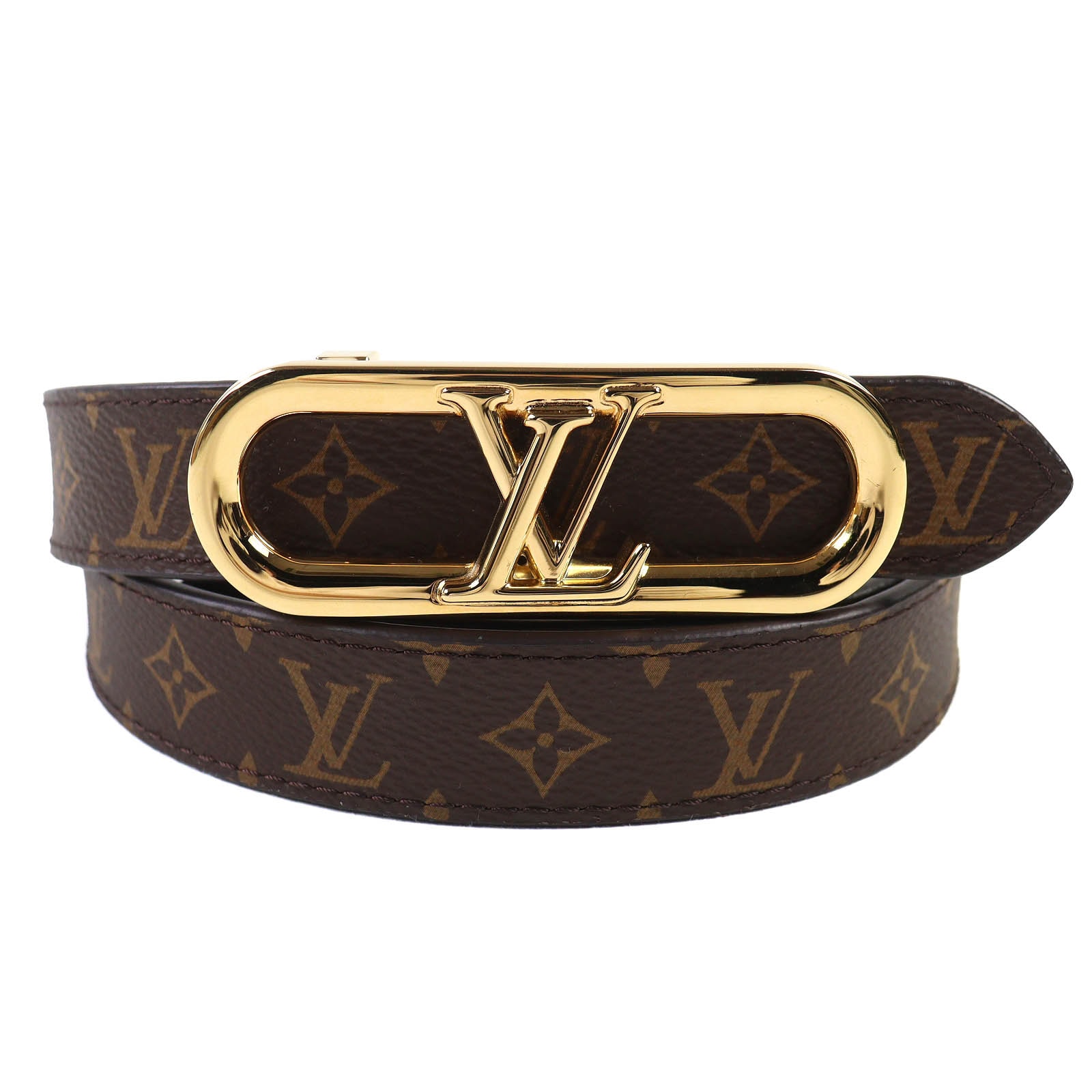 美品 ルイヴィトン ベルト マイ LV チェーン 80/32 M0690