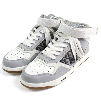 美品 ディオール オム
スニーカー LT CALF OBLIQUE JAC グレー ホワイト メンズ 39 3SH132ZIR