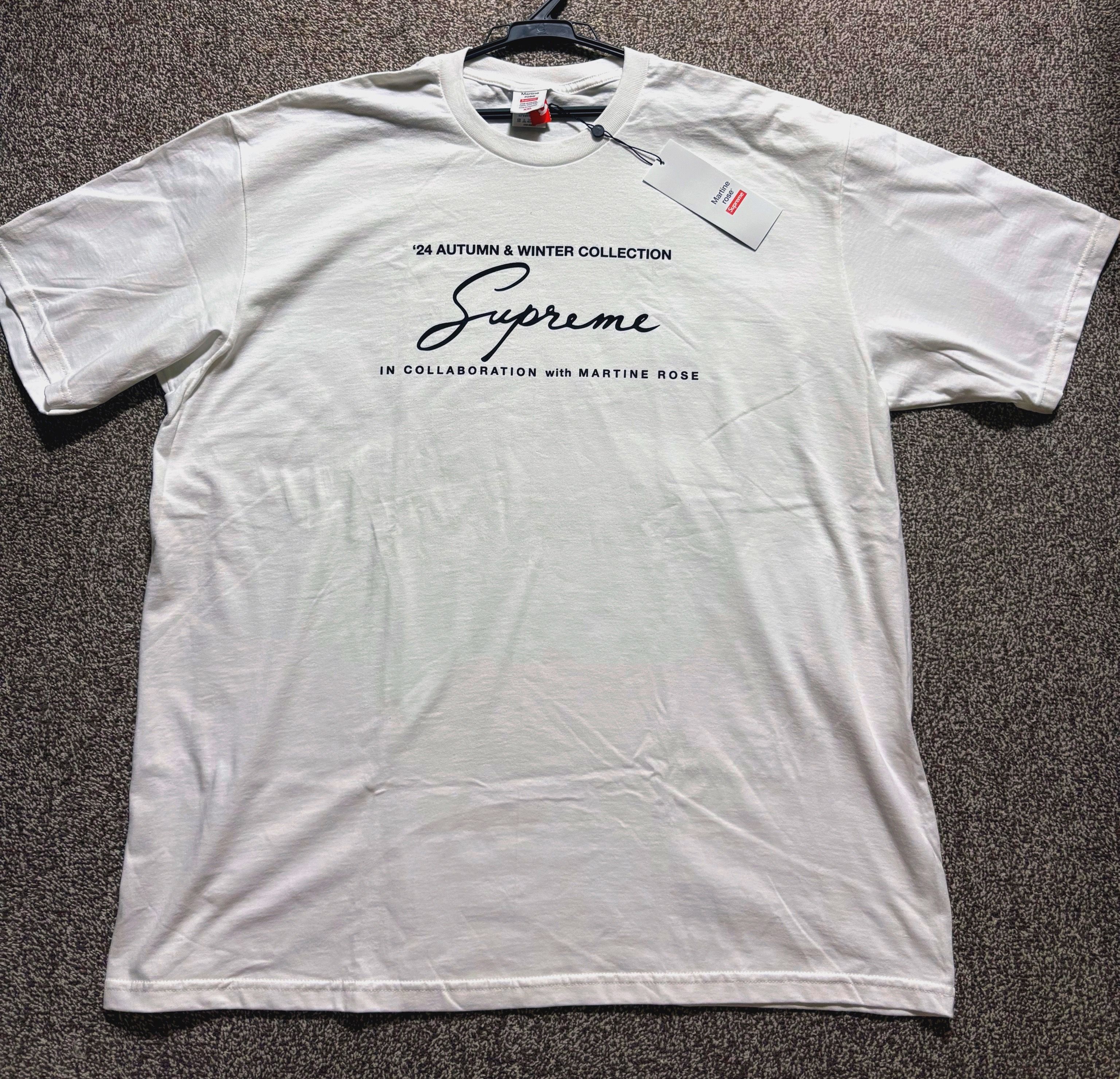 シュプリーム x マーティンローズ Tシャツ "ホワイト"