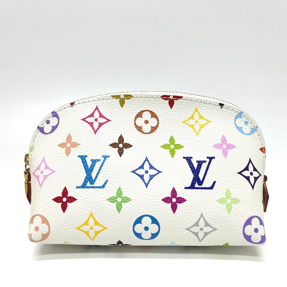 ルイヴィトン LOUIS VUITTON ポシェットコスメティック PM M13744 LV × TM 村上隆コラボ ポーチ 小物入れ 化粧ポーチ モノグラムマルチカラーキャンバス ブロン 新品