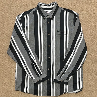 Supreme / Nike® Cotton Twill Shirt "Black"