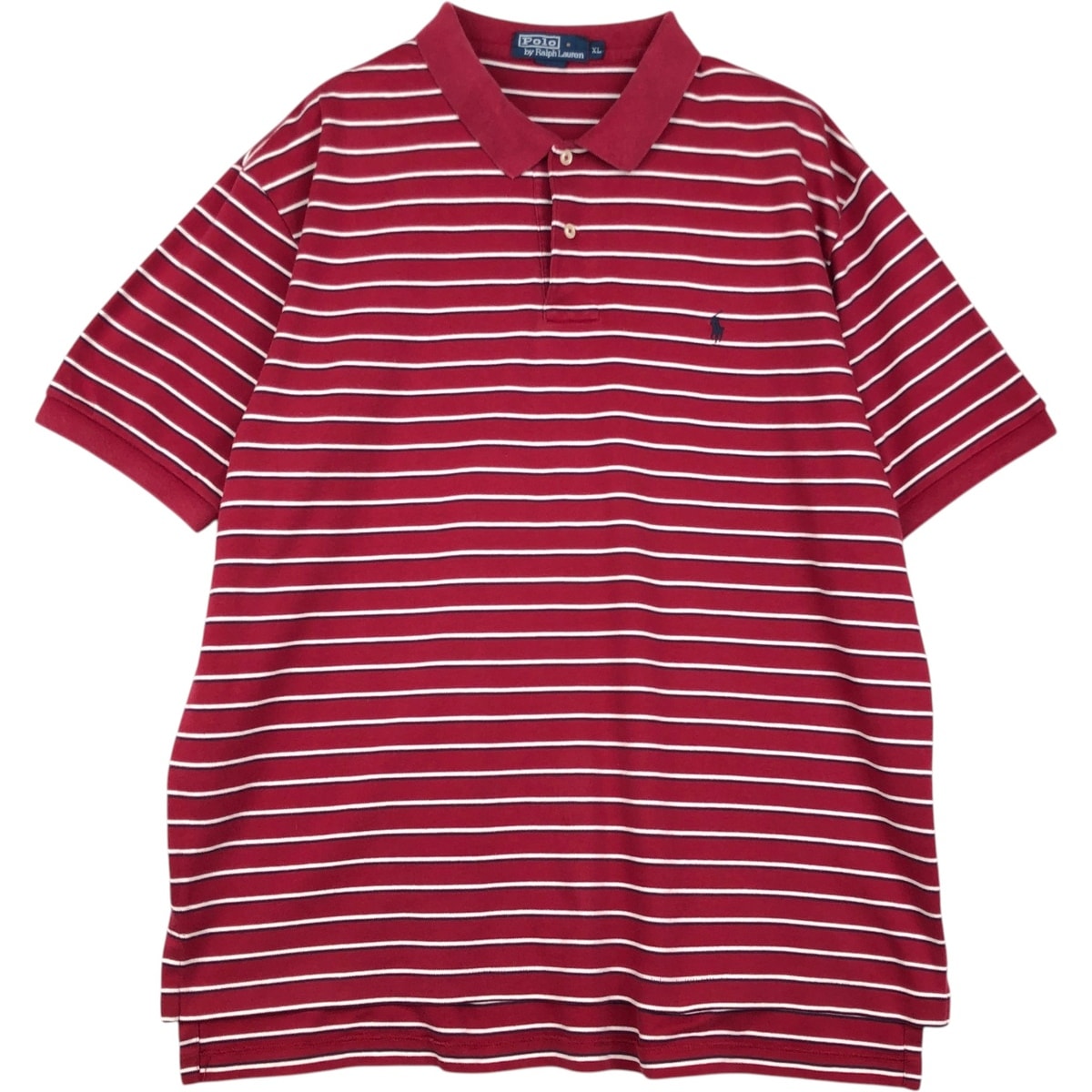 古着 ラルフローレン Ralph Lauren POLO by Ralph Lauren 半袖 ボーダー ポロシャツ メンズXL相当/eaa620811