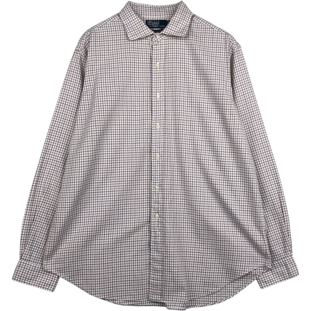 古着 ラルフローレン Ralph Lauren POLO by Ralph Lauren WESTERTON チェック柄 長袖 コットンチェックシャツ メンズXL相当/eaa495512