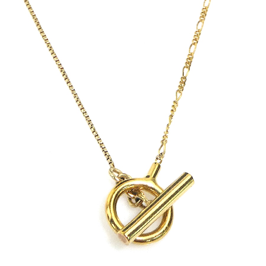 ボッテガヴェネタ BOTTEGAVENETA ネックレス シルバー925 ゴールド レディース【中古】 h32134a