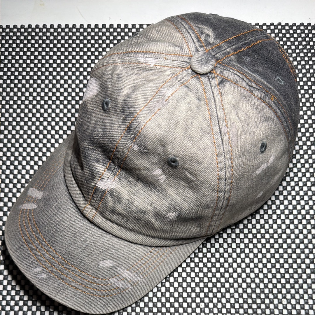 Acne Studios Washed Denim Cap "Black"