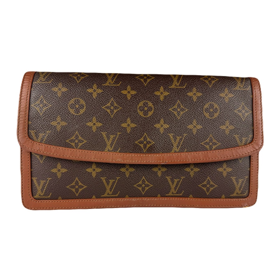 ルイ ヴィトン LOUIS VUITTON クラッチバッグ モノグラム ポシェット ダム GM モノグラムキャンバス ブラウン レディース M51810【中古】 z8384