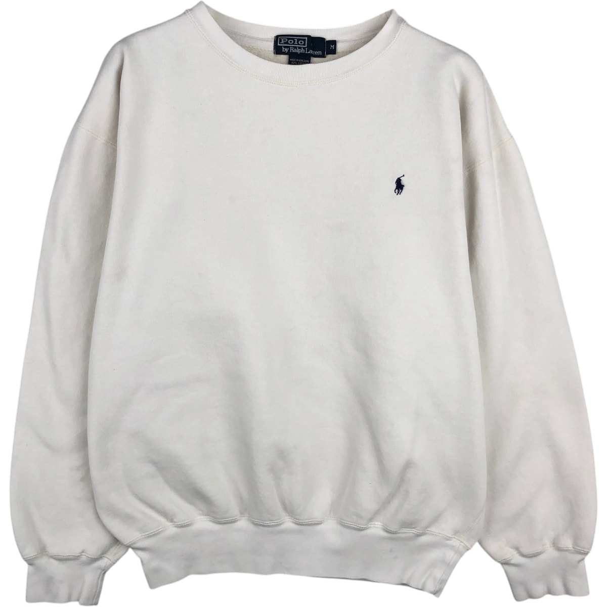 古着 ラルフローレン Ralph Lauren POLO by Ralph Lauren ワンポイントロゴスウェットシャツ トレーナー メンズM相当/eaa618818