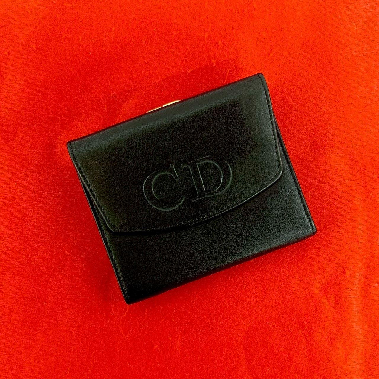 人気✨クリスチャンディオール キャンバス ロゴ 三つ折り財布 ディオール 3つ折り ウォレット CD ダイアモンド キャンバス 