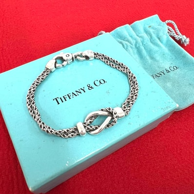 TIFFANY&Co. ティファニー ダブルロープ センターノット ブレスレット シルバー925 ブレスレット シルバー
76172