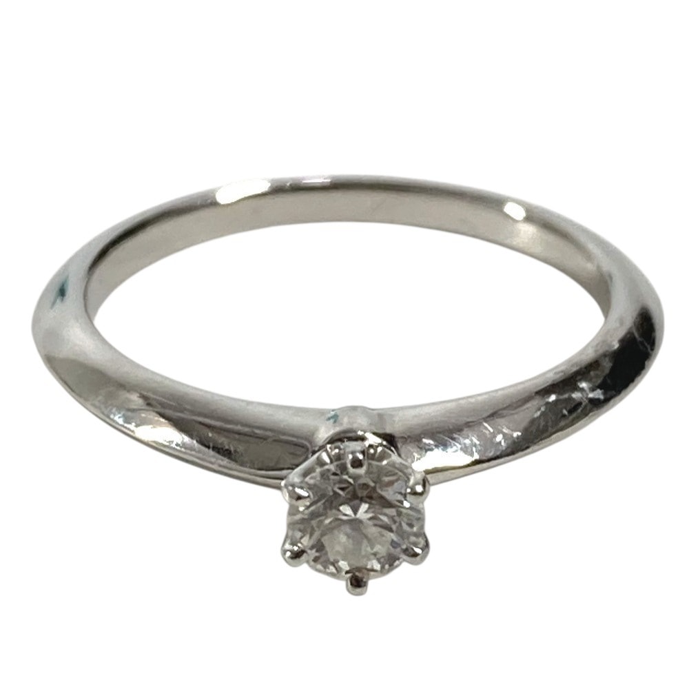 ティファニー TIFFANY&Co. ソリティア ダイヤモンド ダイヤ 1pt 0.22ct プラチナ ジュエリー アクセサリー リング・指輪 Pt950 シルバー