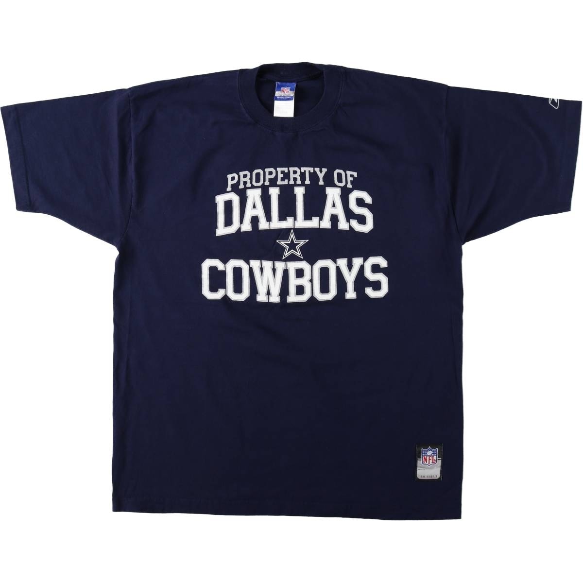 古着 リーボック Reebok NFL DALLAS COWBOYS ダラスカウボーイズ スポーツプリントTシャツ メンズL相当/eaa621460