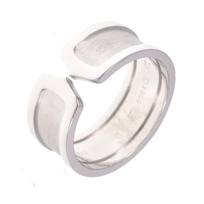 カルティエ CARTIER C2 リング サイズ63/JP23 K18WG メンズ S#138553