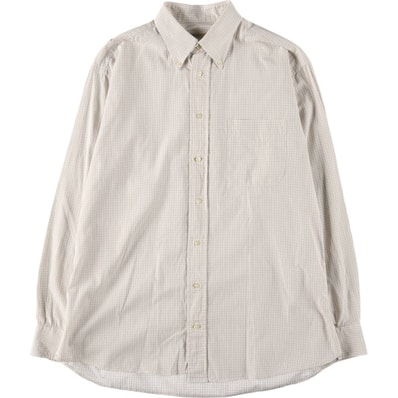 古着 バーバリー Burberry's BURBERRYS OF LONDON 長袖 ボタンダウンチェックシャツ USA製 メンズM相当/eaa531073