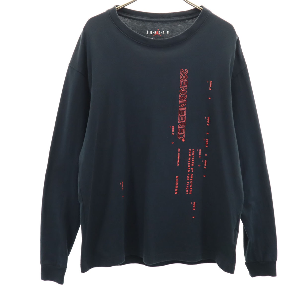 AIR JORDAN NIKE エアージョーダン ナイキ 長袖 Tシャツ M 黒