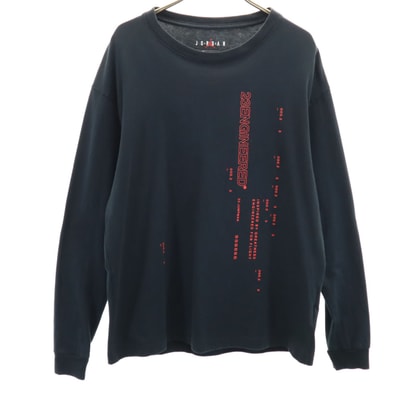 AIR JORDAN NIKE エアージョーダン ナイキ 長袖 Tシャツ M 黒