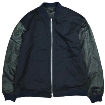 URU ウル 日本製 リバーシブルジップブルゾン 14SUJ11S 1 NAVY ジャケット アウター g25598