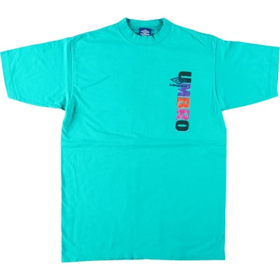 古着 90年代 アンブロ UMBRO 青タグ ロゴプリントTシャツ USA製 メンズL相当 ヴィンテージ/eaa638973