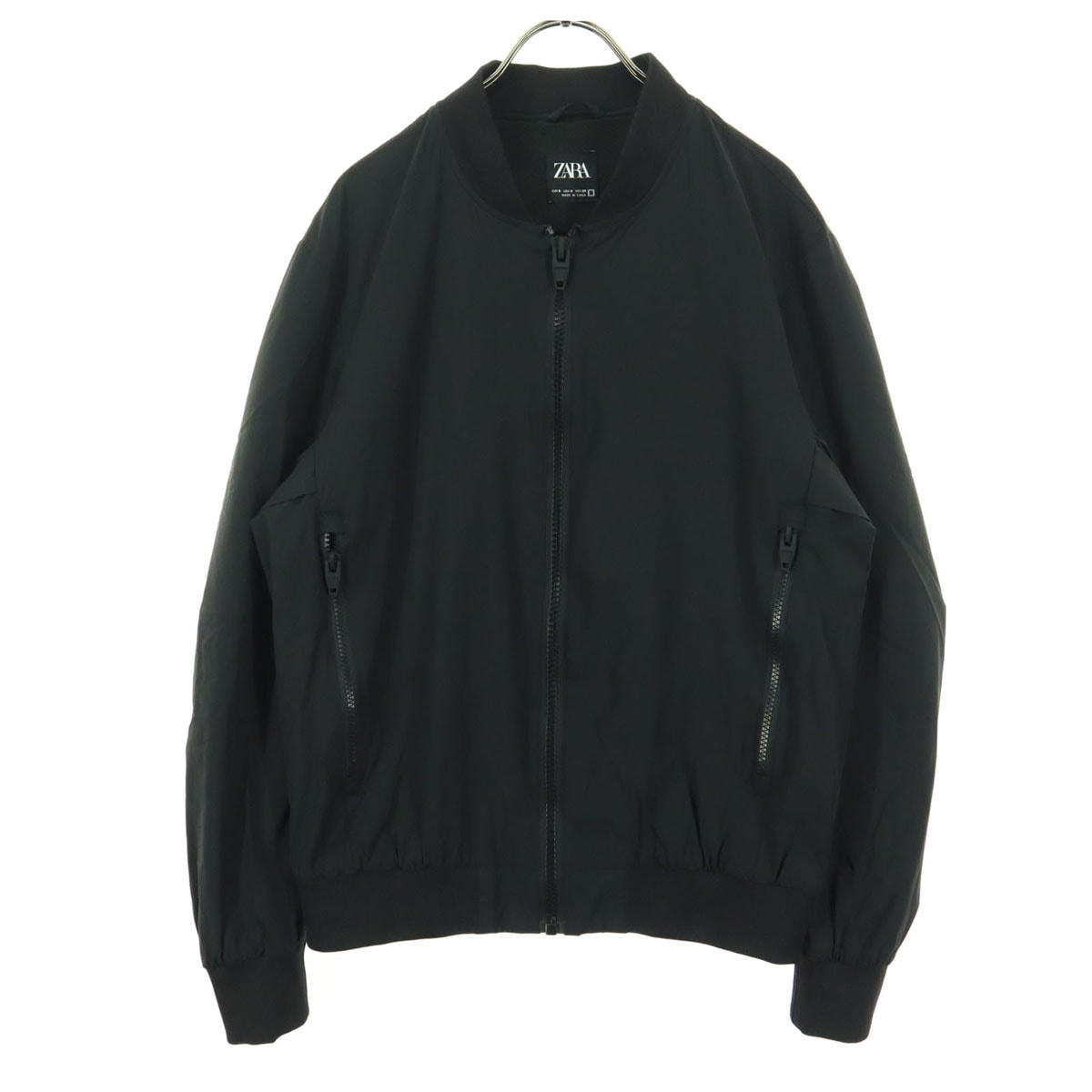 美品 ZARA ザラ 長袖 MA-1タイプ ブルゾン S ブラック