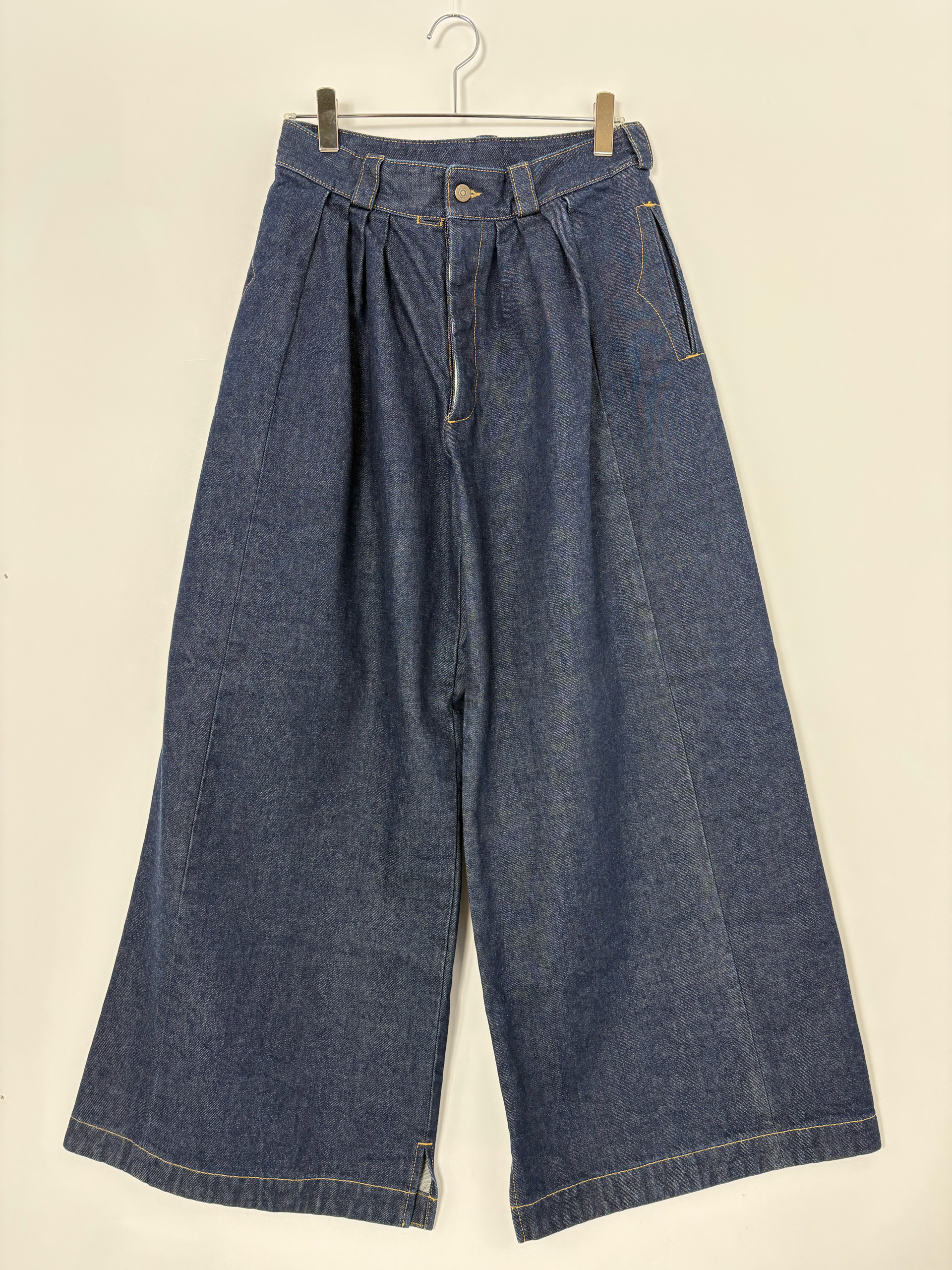 Maison Margiela Button-fly wide denim Blue