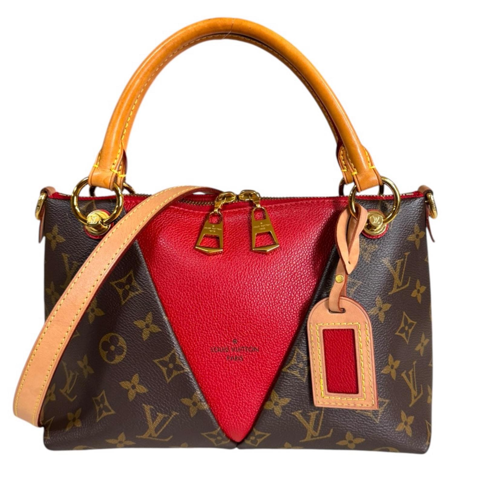 ルイヴィトン VトートBB モノグラム ショルダーバッグ モノグラムキャンバス M43966 ブラウン レディース LOUIS VUITTON  中古