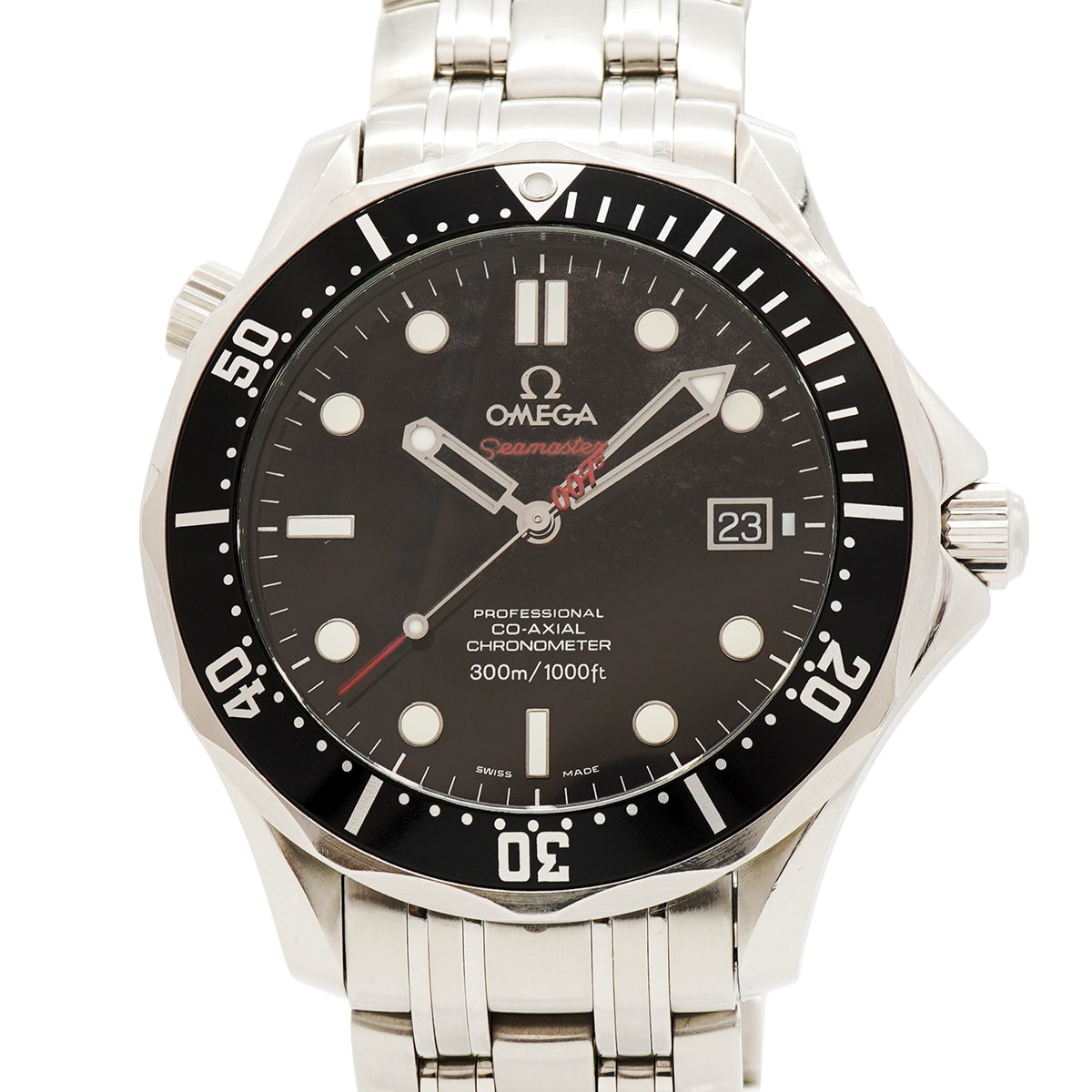★最終価格★SALE【6wga0046】オメガ シーマスター 300 ジェームズ・ボンド 007 212.30.41.20.01.001 黒文字盤【中古】腕時計 メンズ