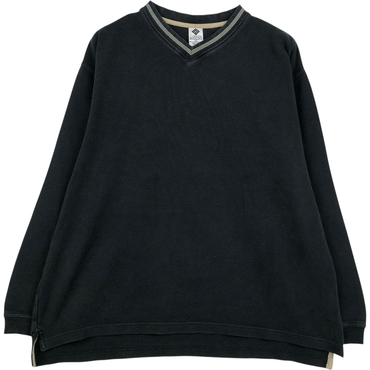 古着 90年代 コロンビア Columbia Vネック ロングTシャツ ロンT メンズXL相当 ヴィンテージ/eaa630625