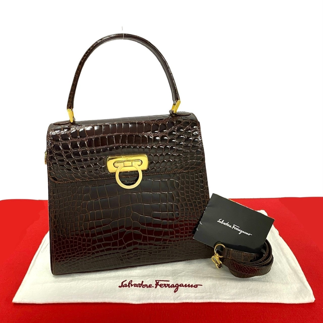B (目立った傷や汚れなし)】Salvatore Ferragamo サルヴァトーレ