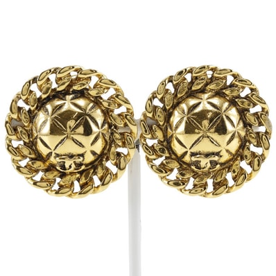 シャネル ココマーク マトラッセ ヴィンテージ レディースイヤリング