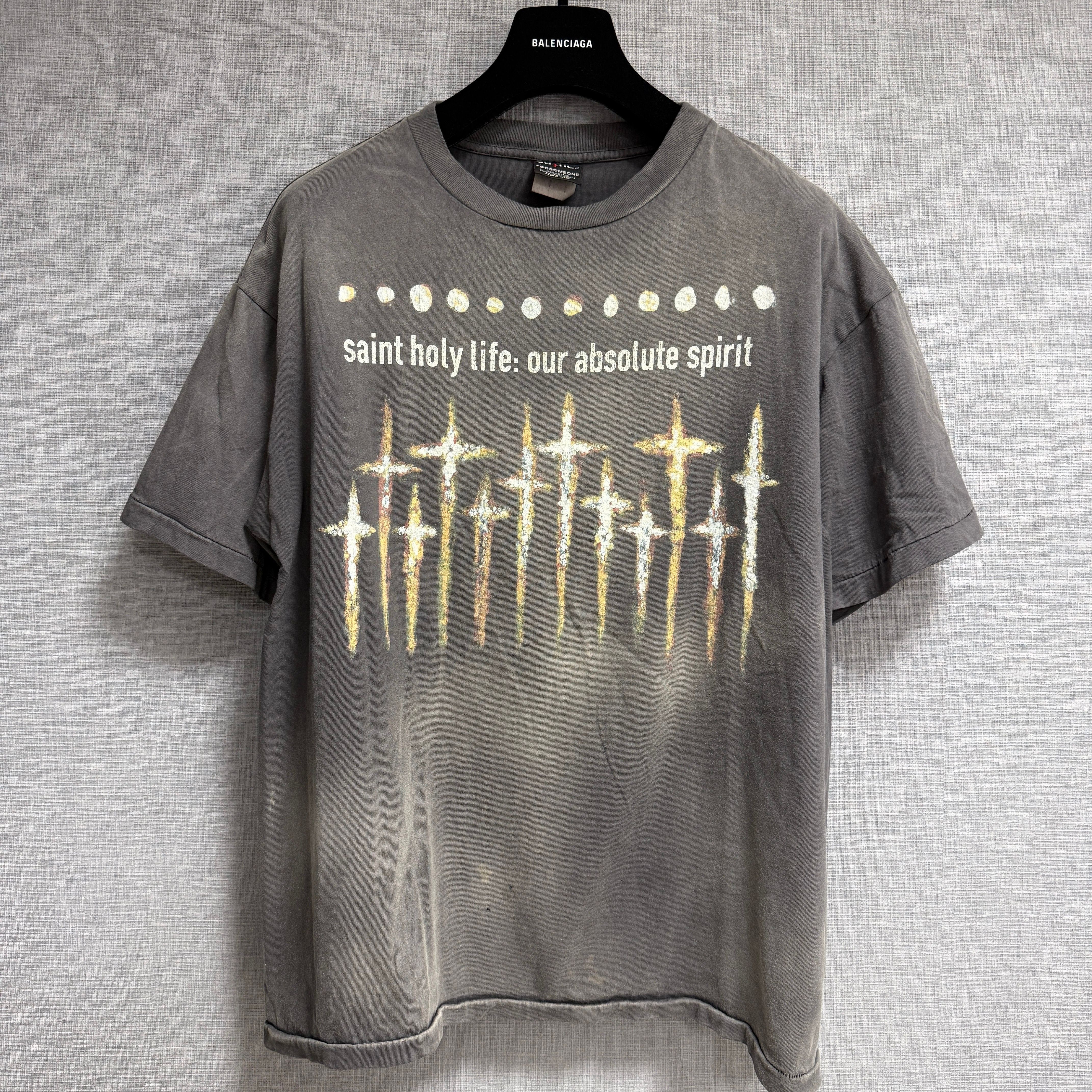 SAINT Mxxxxxx x FORSOMEONE FS_SS T-Shirt/God "Black"