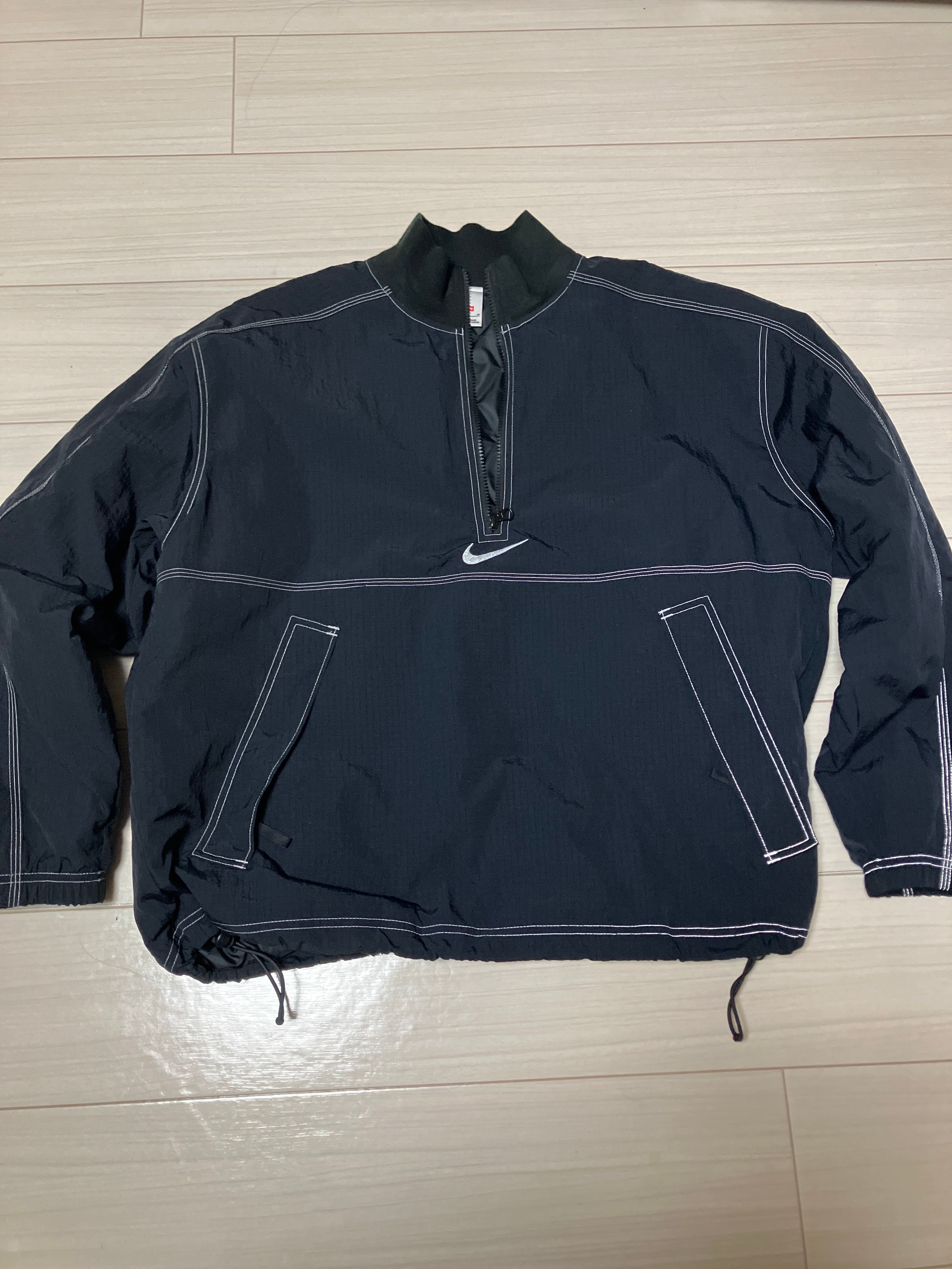 Supreme x Nike Ripstop Pullover "Black"