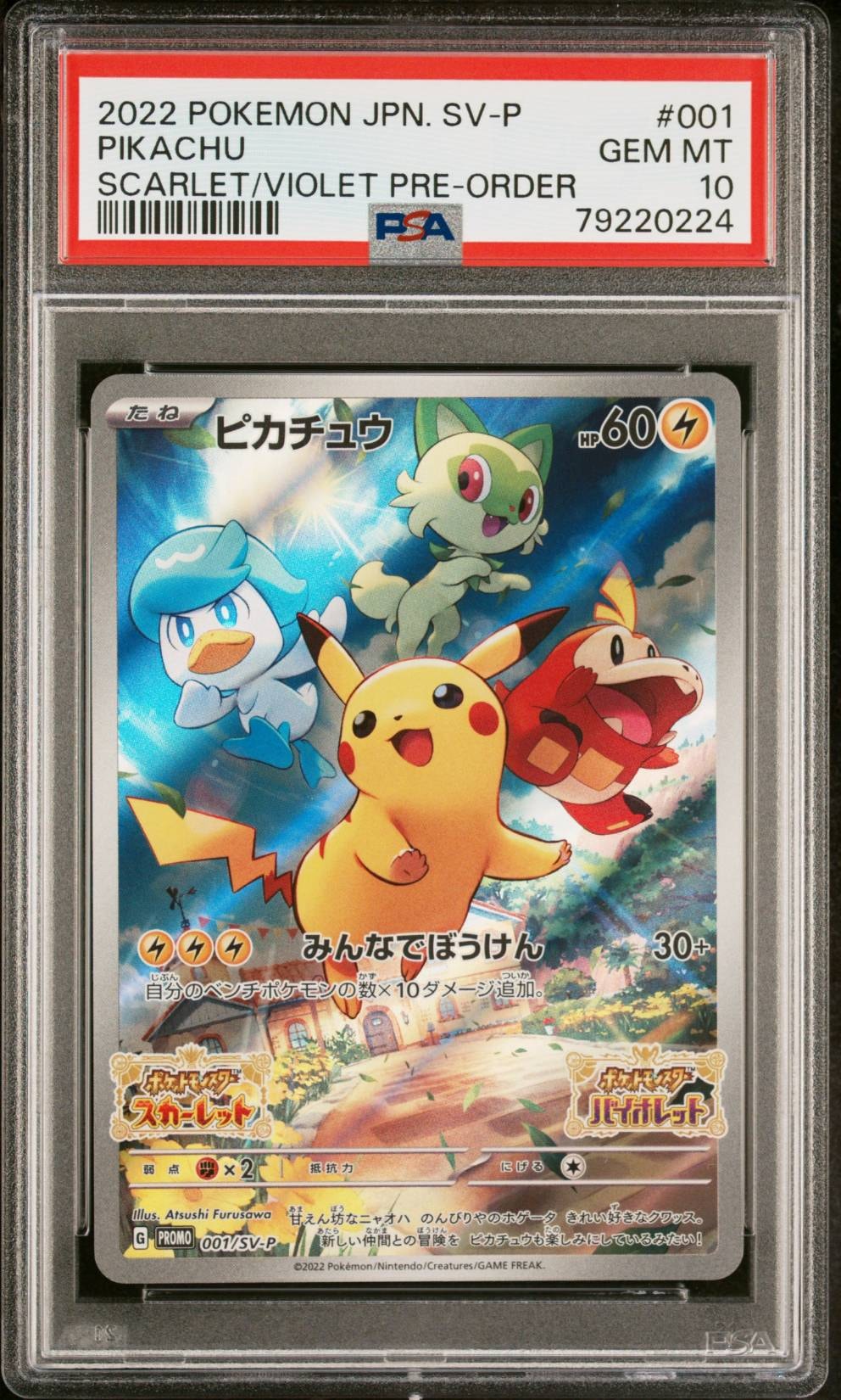 ピカチュウ: プロモ [001/SV-P](プロモーションカード「SV-P」)
