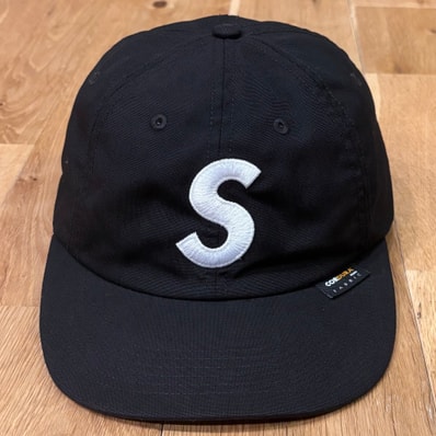 Supreme Cordura S Logo 6-Panel "Black"