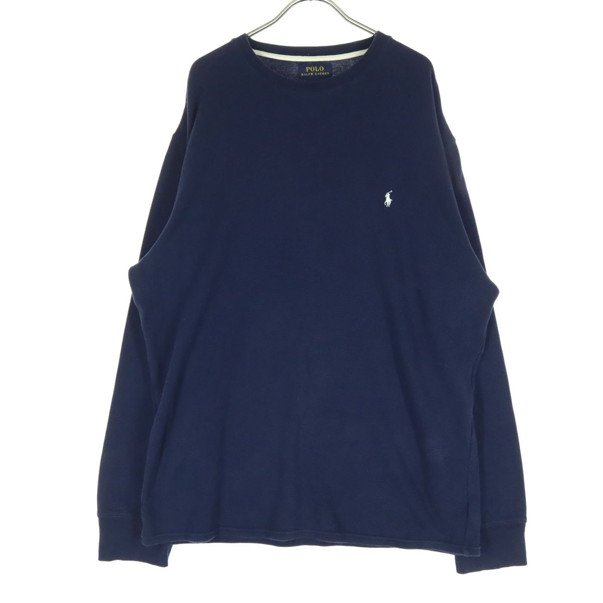 POLO RALPH LAUREN ポロラルフローレン ワンポイントロゴ ポニー 長袖 Tシャツ XL ネイビー ロンT