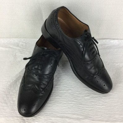 80s-90s?Vintage★リーガルREGAL★HERITAGEモデル ビジネスシューズ/25.0〈黒/BLACK/ブラック〉ウイングチップ/フルブローグ/管NO.ZA-104