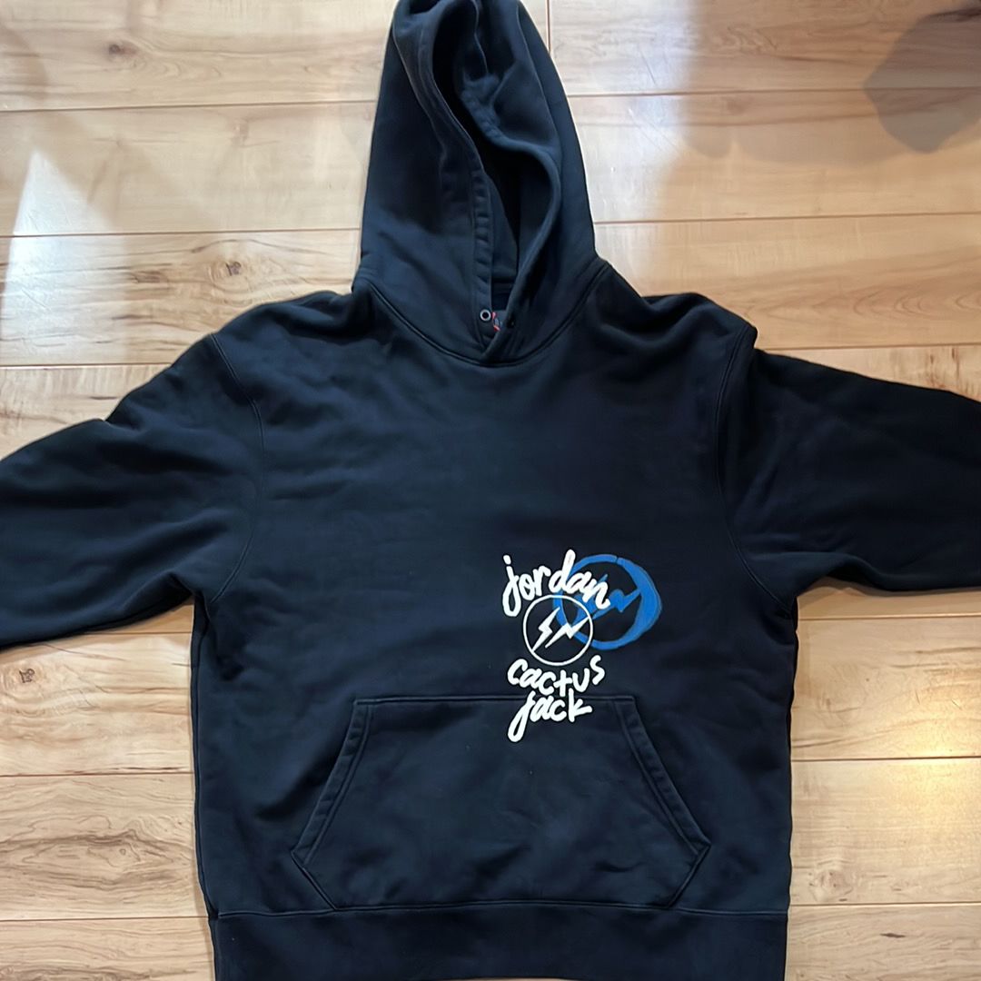 Air Jordan Travis Scott Fragment Hoodie "Black"