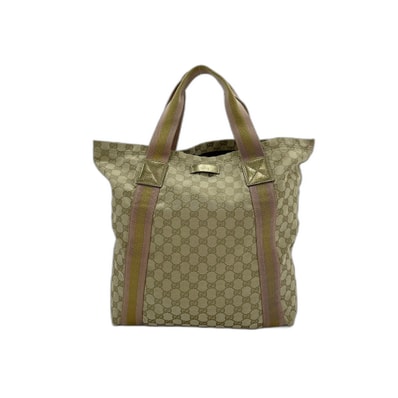 グッチ GUCCI GGキャンバス トートバッグ【中古】