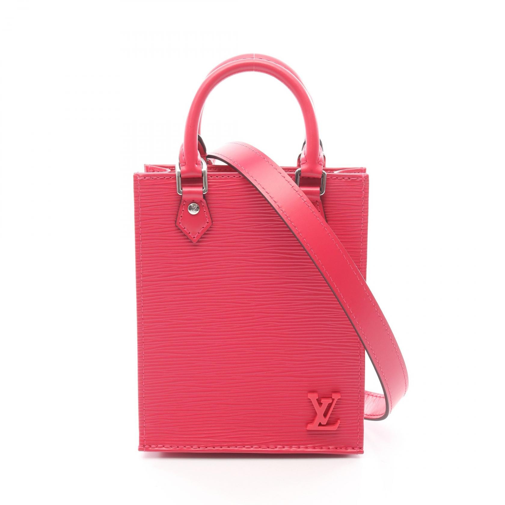 ルイ・ヴィトン LOUIS VUITTON プティット サックプラ エピ ローズポンディシェリ ハンドバッグ バッグ レザー レディース ピンク系 M80168 【中古】